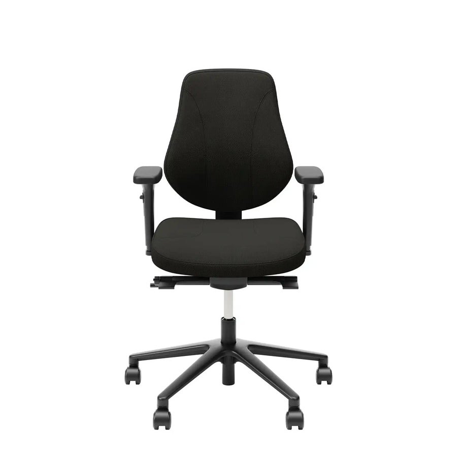 Kontorsarbetsstol Surf Freefloat, mellanhög rygg, armstöd, sitthöjd 45-58 cm