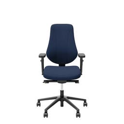 Kontorsarbetsstol Surf Freefloat, hög rygg, armstöd, sitthöjd 45-58 cm