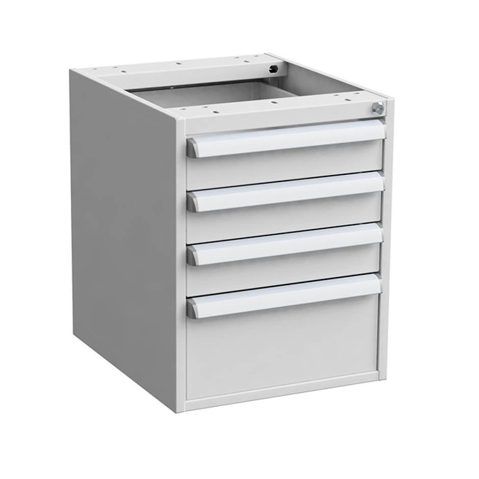 Verktygshurts 45, 4-lådig, B450 x D520 x H560 mm, ESD, 100% utdragbar