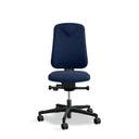 Arbetsstol Höganäs 280 Small med hög rygg, stor ställbarhet, förberedd för nackstöd, tyg Select