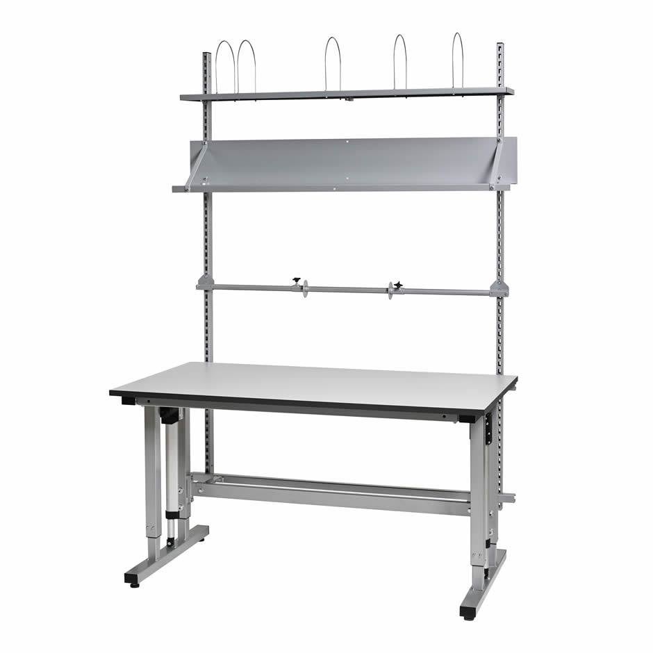 Packbord eldrivet Silverline BAS 1500x800 mm, höjd 740-1140 mm, max last 300 kg