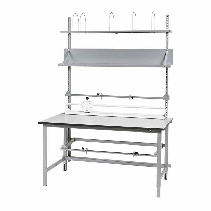 Packbord manuellt Silverline PLUS 1500x800 mm, höjd 640-1050 mm, max last 400 kg