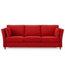 3-sitssoffa Dante, tyg, bredd 2290 mm, ben oljad ek