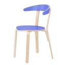 Stol Ellen, formpressad björk, laminat sits & rygg