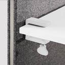 Bordsbeslag Ease, för Bordsskärm Edge, frontmontering (skärmhöjd 700 mm), par