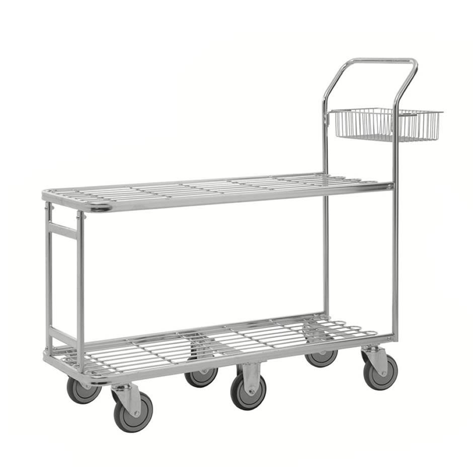 Påfyllningsvagn Michael, 1320 x 430 x 1120 mm, kap. 400 kg, elförzinkad, broms