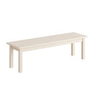 Sittbänk Erika, B1200 x D350 x H350 mm, ben massiv björk och sits av kryssfanér med Björk högtryckslaminat