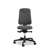 Arbetsstol Höganäs 280 Small med hög rygg, stor ställbarhet, tyg Select