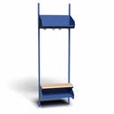 Inredningssystem BST, grundsektion, 600x300x270 mm, inkl. sittbänk, utan m-vägg