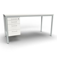 Lärarbord Teach med 1 st hurts, 1300x650 mm