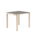 Bord Klara, 800x800 mm, Ljuddämpande skiva, massiv träkantlist