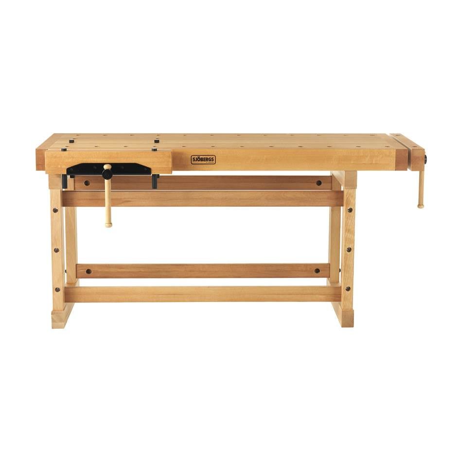 Hyvelbänk Elite 2000, 1945x740x900 mm, bänkskiva i massiv bok
