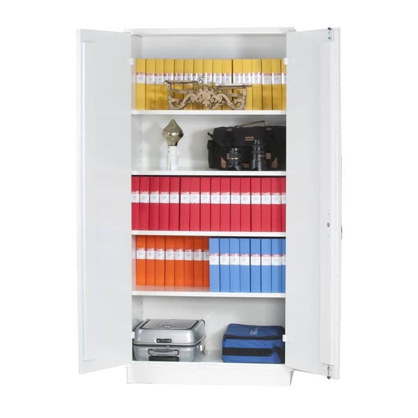 Brandisolerat förvaringsskåp med 5 st hyllplan 2095x1000x600 mm