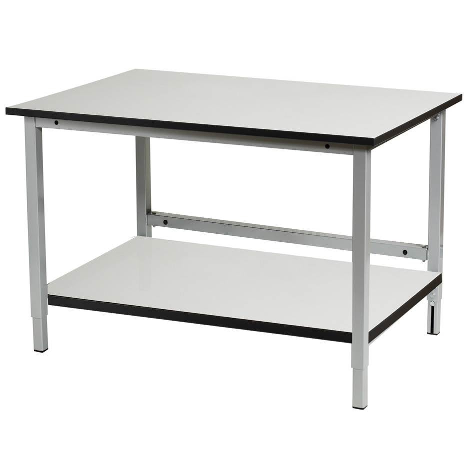 Underhylla Silverline Basic 1500x600 mm, till bord 1500x800 mm