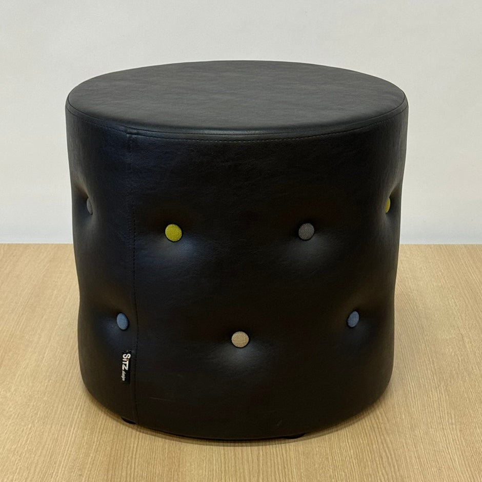 Sittpuff Sitz Design, konstläder