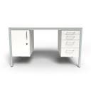 Lärarbord Teach med 1 hurts & 1 skåp, 1500x650 mm