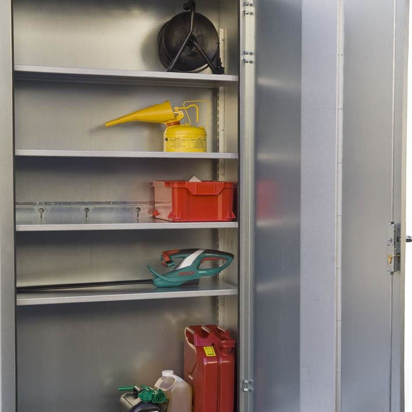Hyllplan till galvaniserat utomhusskåp, 960x476 mm