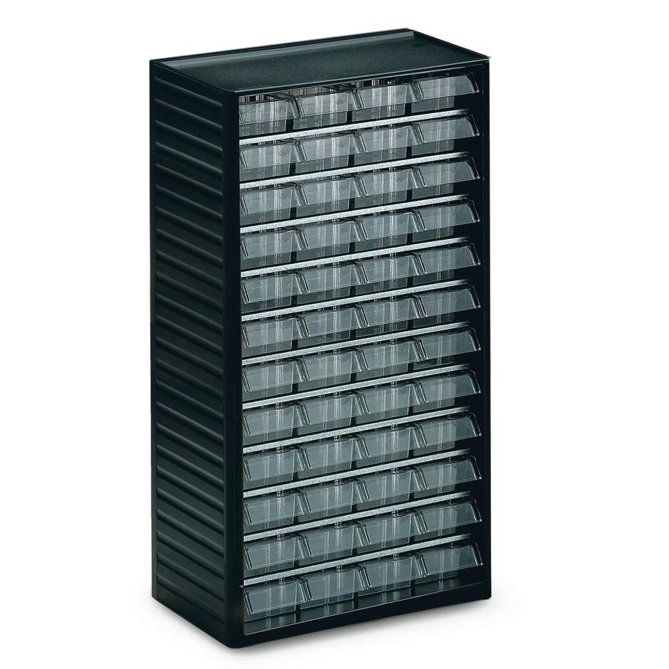 Smådelskassett Treston 551-3, 310x180x550 mm, 48 lådor L-01