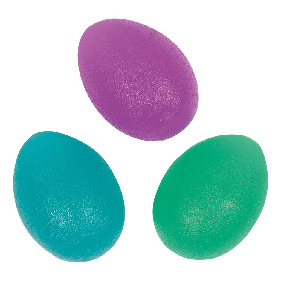 Stressboll MyPauze, äggformad, 3-pack